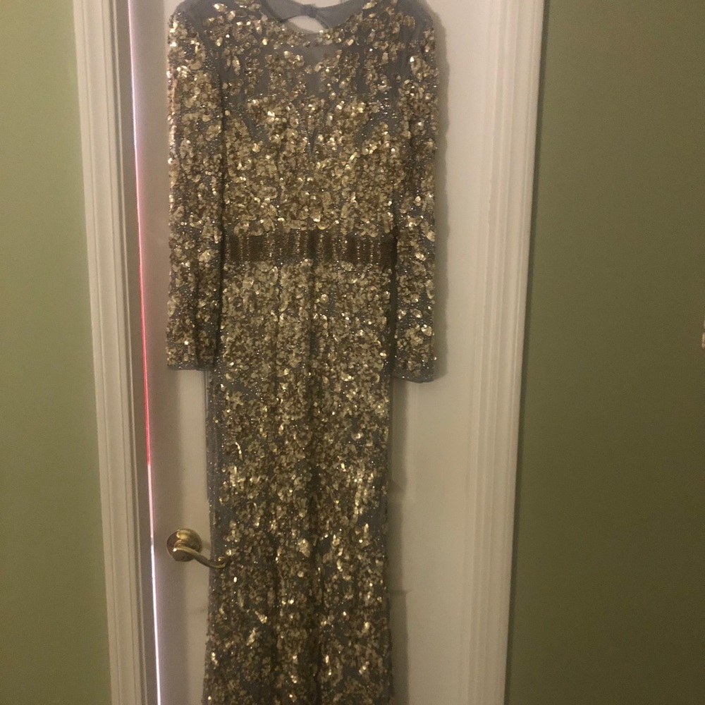 Mac Duggal beaded gown